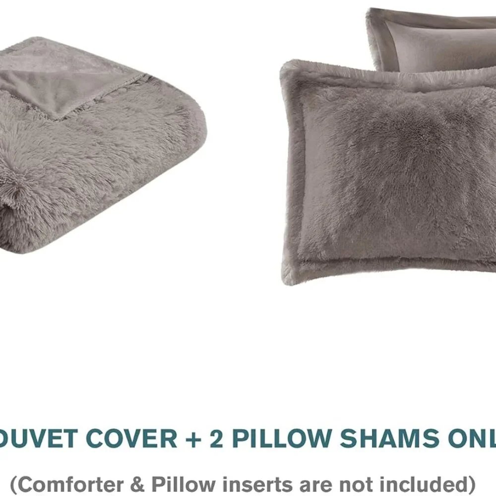 Shaggy Duvet with Quilted Box Design